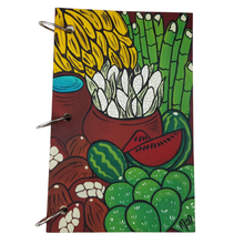 Cargar imagen en el visor de la galería, Libreta chica de papel maché, elaborada y pintada a mano