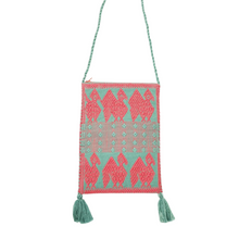 Cargar imagen en el visor de la galería, Bolsa para celular tejida en telar de cintura en Larráinzar