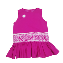 Cargar imagen en el visor de la galería, Vestido Izel Muibatsi, con bordado, en talle largo