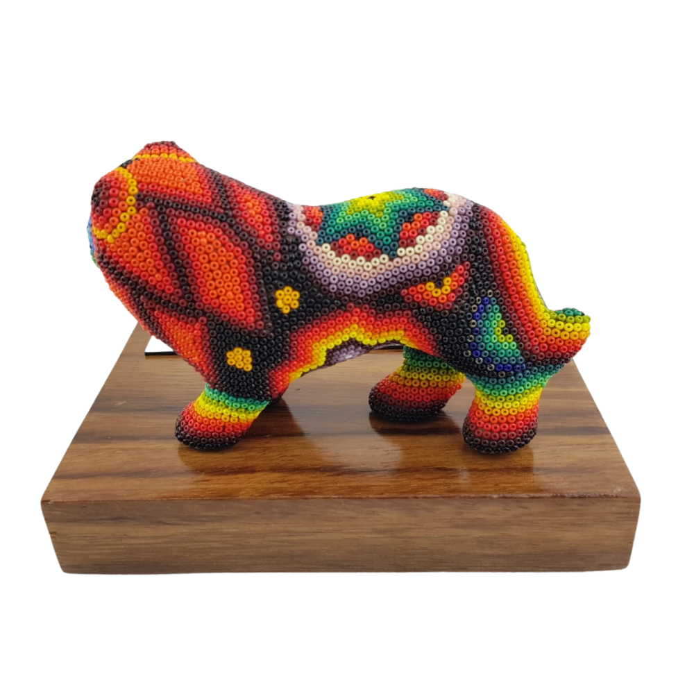 Premio León Arte Wixárika Chaquira Jalisco | Pieza de Lujo