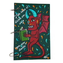 Cargar imagen en el visor de la galería, Libreta chica de papel maché, elaborada y pintada a mano