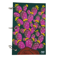 Cargar imagen en el visor de la galería, Libreta chica de papel maché, elaborada y pintada a mano