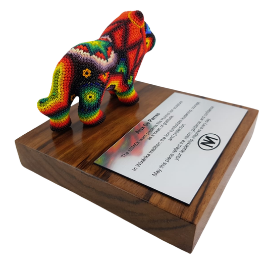 Premio León Arte Wixárika Chaquira Jalisco | Pieza de Lujo