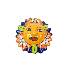 Cargar imagen en el visor de la galería, Sol mini de talavera mexicana de Dolores Hidalgo, Guanajuato