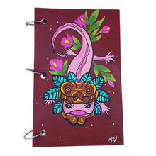 Cargar imagen en el visor de la galería, Libreta chica de papel maché, elaborada y pintada a mano