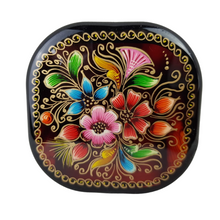 Cargar imagen en el visor de la galería, Espejo de bolsillo decorado con mariposas y flores