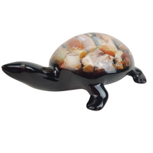 Cargar imagen en el visor de la galería, Figura de piedra obsidiana tallada a mano de Magdalena, Jalisco