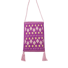 Cargar imagen en el visor de la galería, Bolsa para celular tejida en telar de cintura en Larráinzar