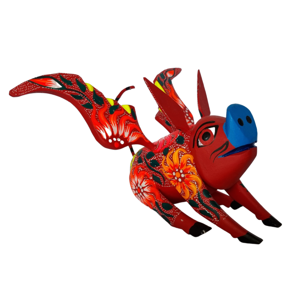 Alebrije oaxaqueño de madera copal grande