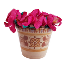 Cargar imagen en el visor de la galería, Maceta de barro canelo, hecha en Tonalá, Jalisco