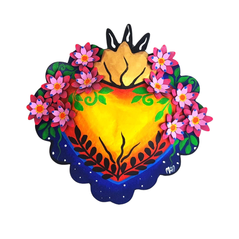 Milagritos pintados a mano, de papel maché