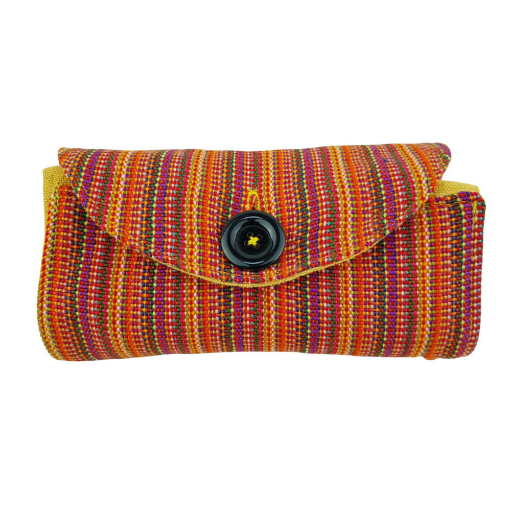 Bolsa de telar con textil