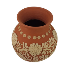 Cargar imagen en el visor de la galería, Paquete de 2 floreros grande de barro empastado + Envio a US