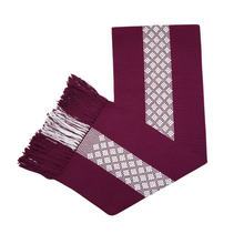 Cargar imagen en el visor de la galería, Camino de mesa de 2 m de largo, con brocados tradicionales de Santo Tomás Jalieza, Oaxaca