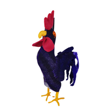 Cargar imagen en el visor de la galería, Animalito de lana, peluche gallo artesanal bordado a mano en Chiapas
