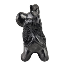 Cargar imagen en el visor de la galería, Elefante chico elaborado de barro negro, en Oaxaca