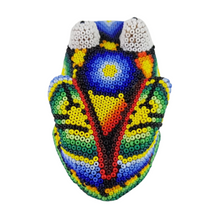 Cargar imagen en el visor de la galería, Ranita mini decorada con motivos wixárica