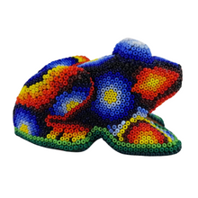 Cargar imagen en el visor de la galería, Ranita mini decorada con motivos wixárica