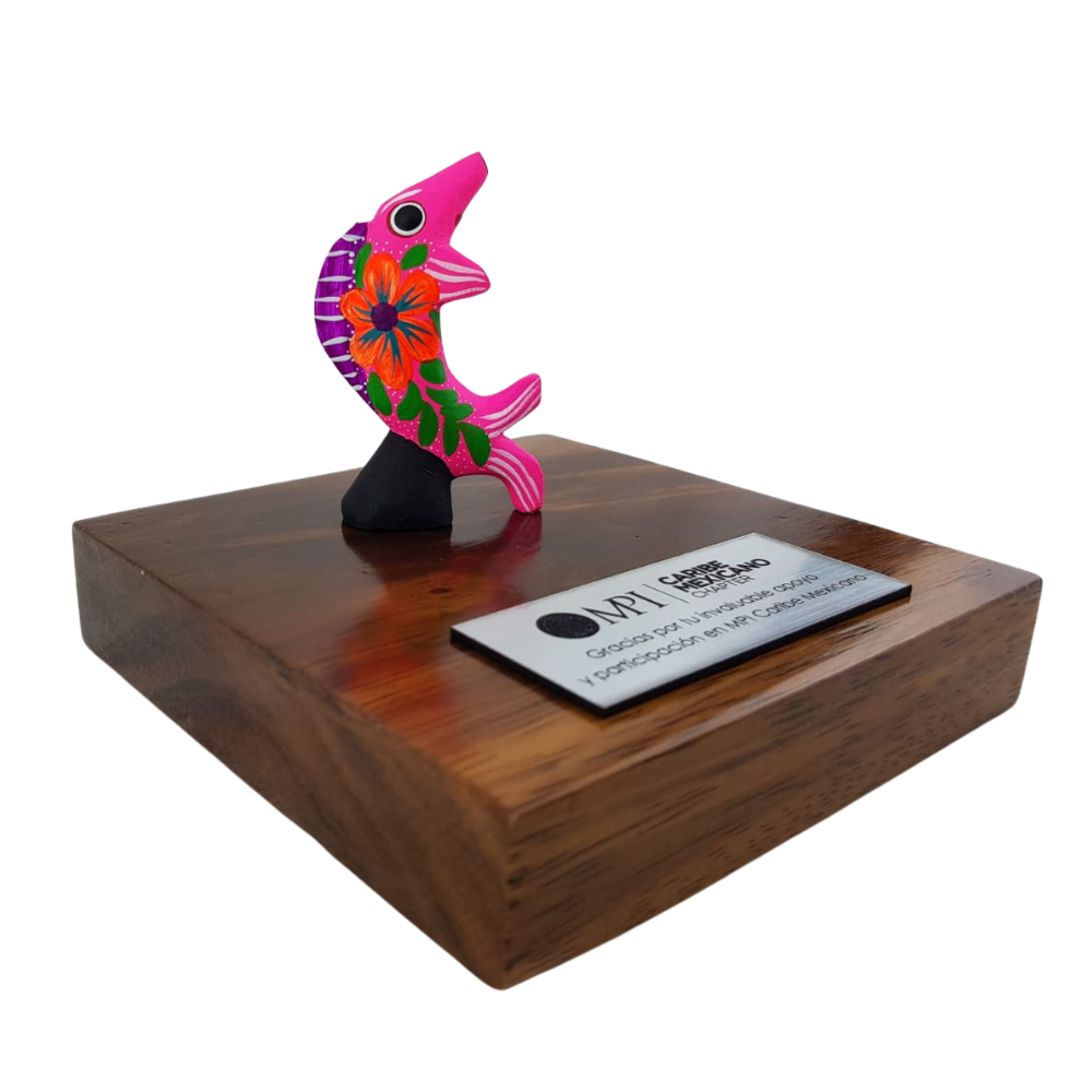 Trofeo Alebrije Mini en Madera Zapoteca | Arte Mexicano