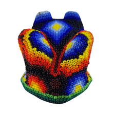 Cargar imagen en el visor de la galería, Ranita mini decorada con motivos wixárica