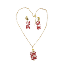 Cargar imagen en el visor de la galería, Juego de bisutería de técnica talavera, Jasiel