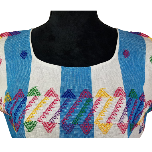 Blusa con bordado de Venustiano Carranza, Chiapas