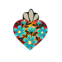 Cargar imagen en el visor de la galería, Imán de papel maché pintado a mano