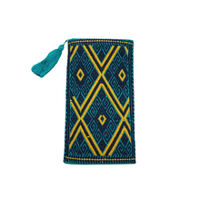 Cargar imagen en el visor de la galería, Bolsa para lentes de algodón tejida en telar de cintura en Larráinzar