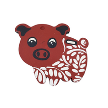 Cargar imagen en el visor de la galería, Imán de papel maché pintado a mano