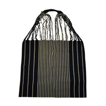Cargar imagen en el visor de la galería, Bolsa chiapaneca rayada realizada en telar de cintura con hilos de algodón