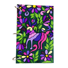 Cargar imagen en el visor de la galería, Libreta chica de papel maché, elaborada y pintada a mano