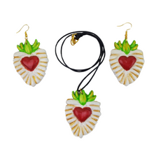 Cargar imagen en el visor de la galería, Juego de bisutería de barro betus