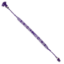 Cargar imagen en el visor de la galería, Pulsera tejida con hilo de algodón decorada con monitos