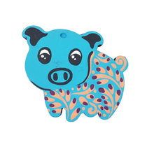 Cargar imagen en el visor de la galería, Imán de papel maché pintado a mano