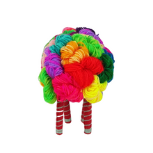 Cargar imagen en el visor de la galería, Animalito de lana, peluche borreguito artesanal bordado a mano en Chiapas