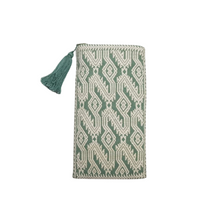 Cargar imagen en el visor de la galería, Bolsa para lentes de algodón tejida en telar de cintura en Larráinzar