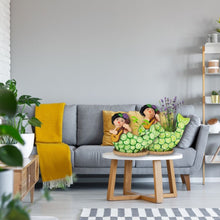 Cargar imagen en el visor de la galería, Maceta sirena mexicana con escamas frutales, figura de barro de Tlaquepaque Jalisco