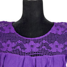 Cargar imagen en el visor de la galería, Vestido fresco de manta teñida unitalla