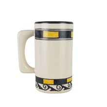 Cargar imagen en el visor de la galería, Taza alta de alta temperatura decorada con patrones lineales