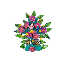 Cargar imagen en el visor de la galería, Cruz chica de arte popular mexicano elaborada con barro betus