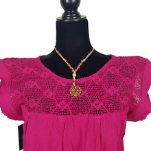 Cargar imagen en el visor de la galería, Vestido fresco de manta teñida unitalla