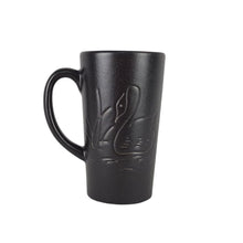 Cargar imagen en el visor de la galería, Taza alta de alta temperatura decorada con patrones lineales