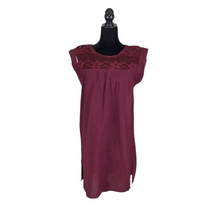 Cargar imagen en el visor de la galería, Vestido fresco de manta teñida unitalla