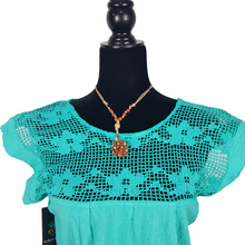 Cargar imagen en el visor de la galería, Vestido fresco de manta teñida unitalla