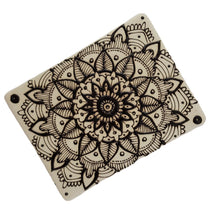 Cargar imagen en el visor de la galería, Portavasos Servin de cerámica Servin decorada a mano con mandalas