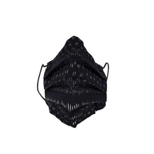 Cargar imagen en el visor de la galería, Cubreboca de lienzo de rebozo con ranura para colocar filtro adicional