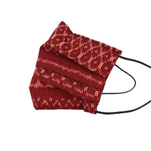 Cargar imagen en el visor de la galería, Cubreboca de lienzo de rebozo con ranura para colocar filtro adicional