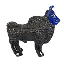 Cargar imagen en el visor de la galería, Alcancía en forma toro grande elaborada a mano con la técnica de barro vidriado