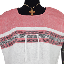 Cargar imagen en el visor de la galería, Blusa fresca de algodón hecha en telar de pedal, en Oaxaca