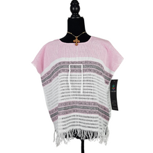 Cargar imagen en el visor de la galería, Blusa fresca de algodón hecha en telar de pedal, en Oaxaca